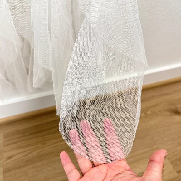 NWT For Love and Lemons White Bustier Formal Gown Tulle Bridal Wedding Dress - Picture 13 of 14